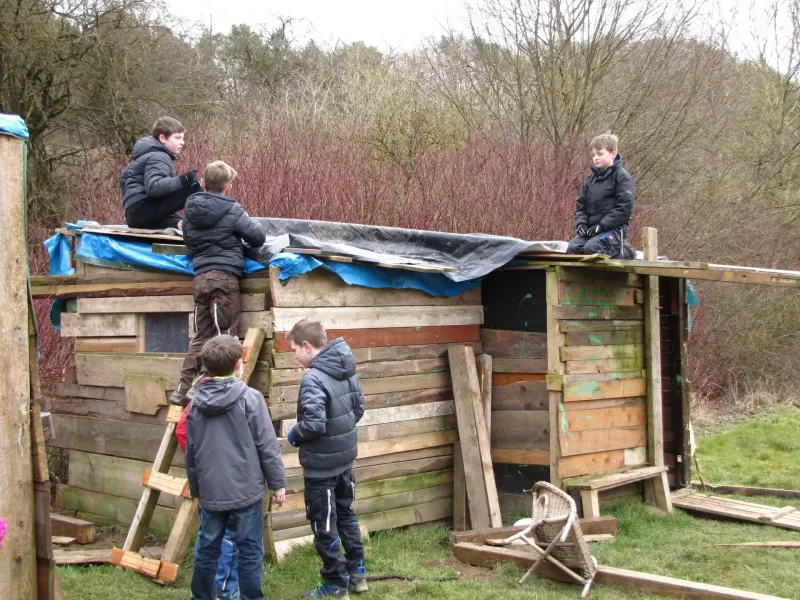 Kerpener Jugend beim Brauchtum